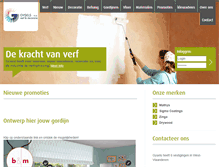 Tablet Screenshot of deco-gysels.be
